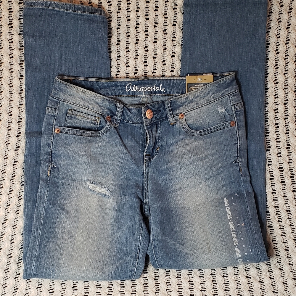 Aeropostale skinny crop jeans